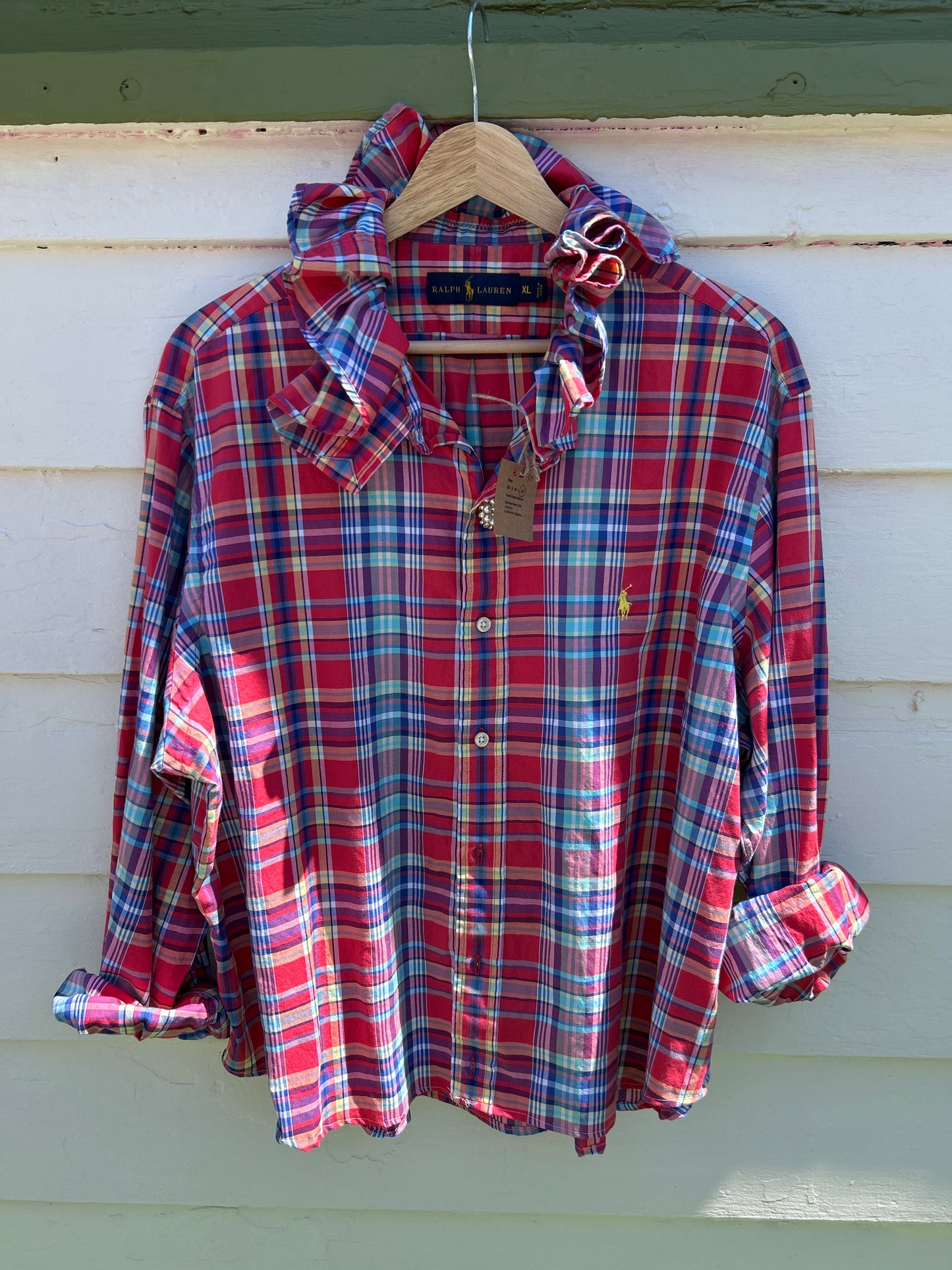 Cherry Lauren Heritage Button-Down | Size XL
