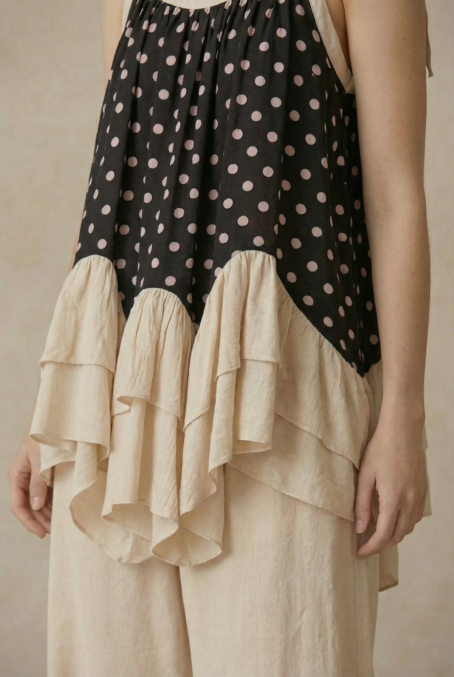 Polka Dot Layered Tunic