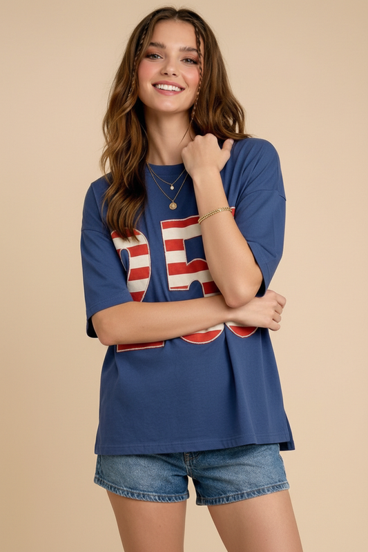 USA 250th Anniversary Commemorative Oversized Tee