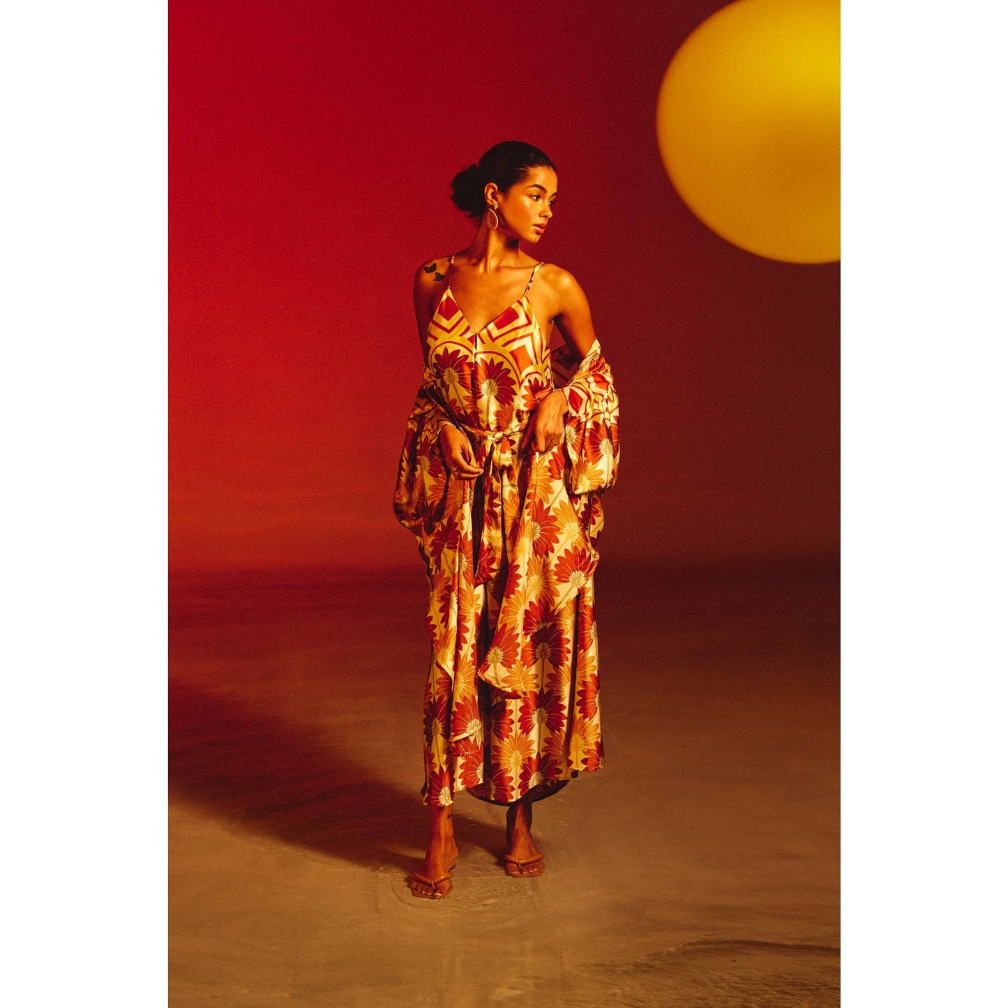 Golden Age High Slits Kimono Duster