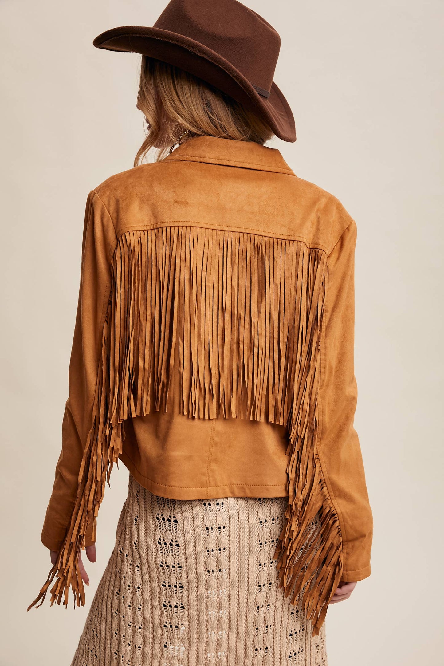 Fringe Suede Jacket LJ0264