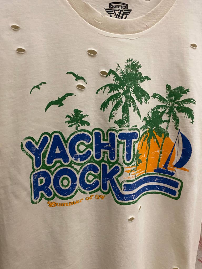 Yacht Rock Summer of 89 distressed vintage T shirt