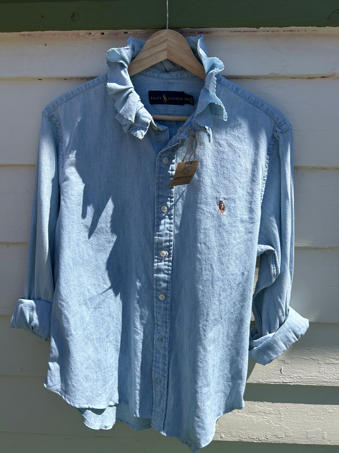 Chambray Lauren Heritage Button-Down | Size M