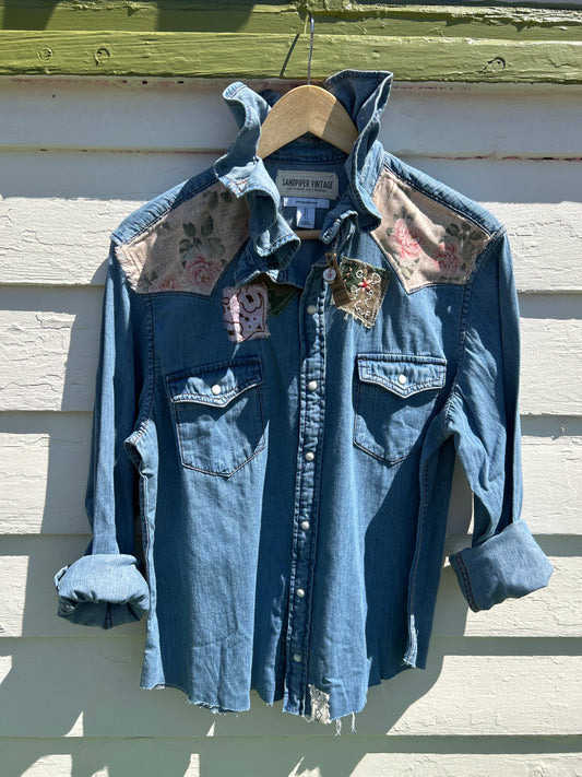 Ella Heritage Denim Shirt | Size L