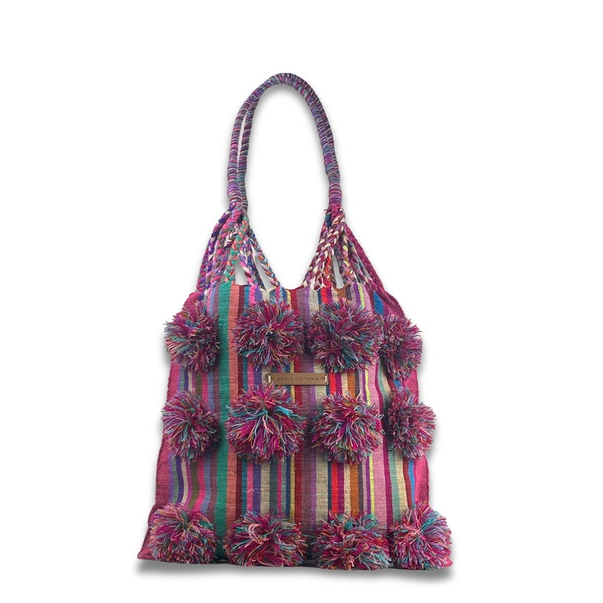 Handwoven Waist Loom Carmela Woven Multicolor Bag