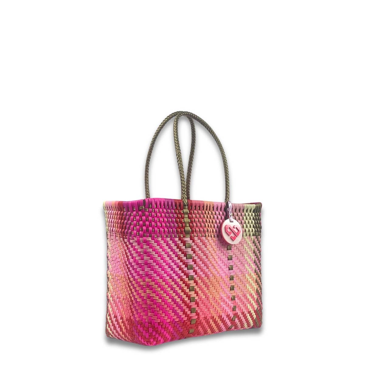 Handwoven Recycled Plastic Tote Bag - Donna - S