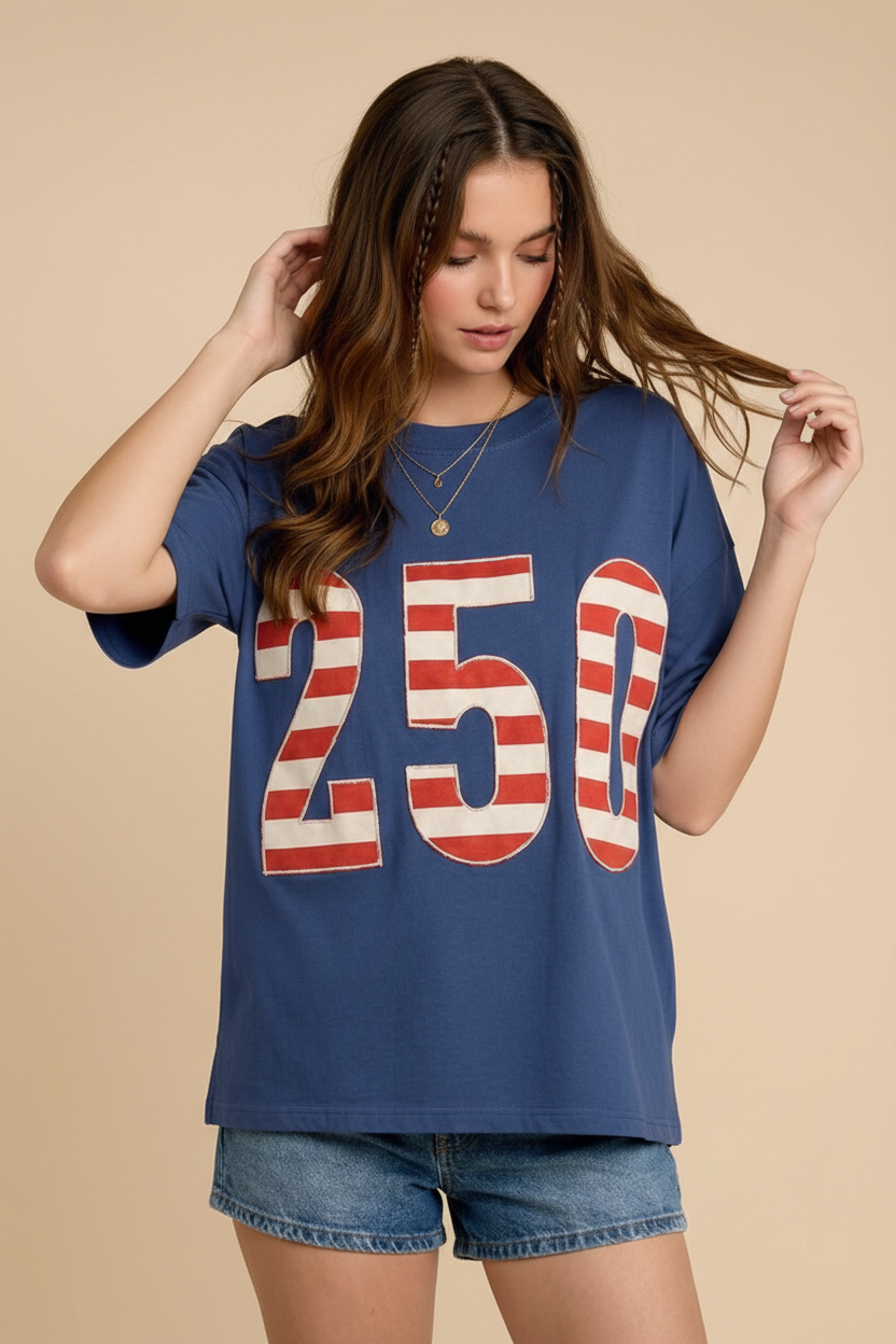 USA 250th Anniversary Commemorative Oversized Tee