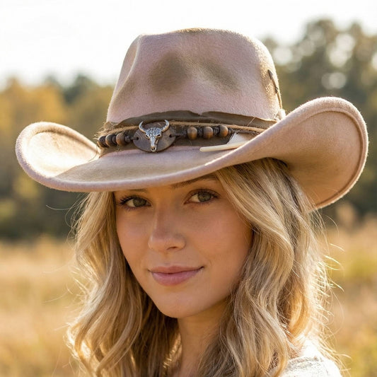 Weathered Western Cowboy Hat