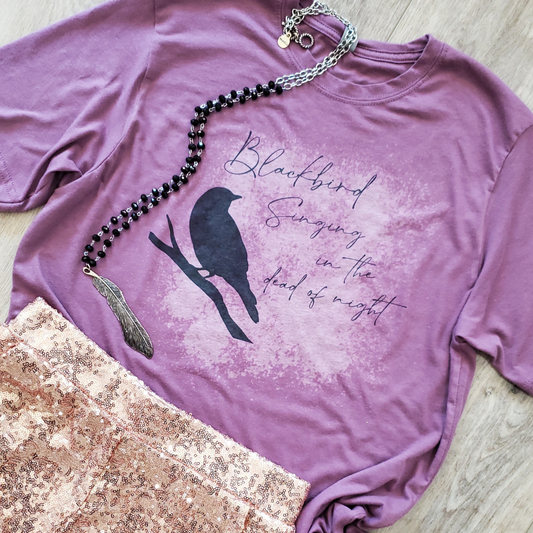 Blackbird Singing in The Dead of Night Graphic Tee