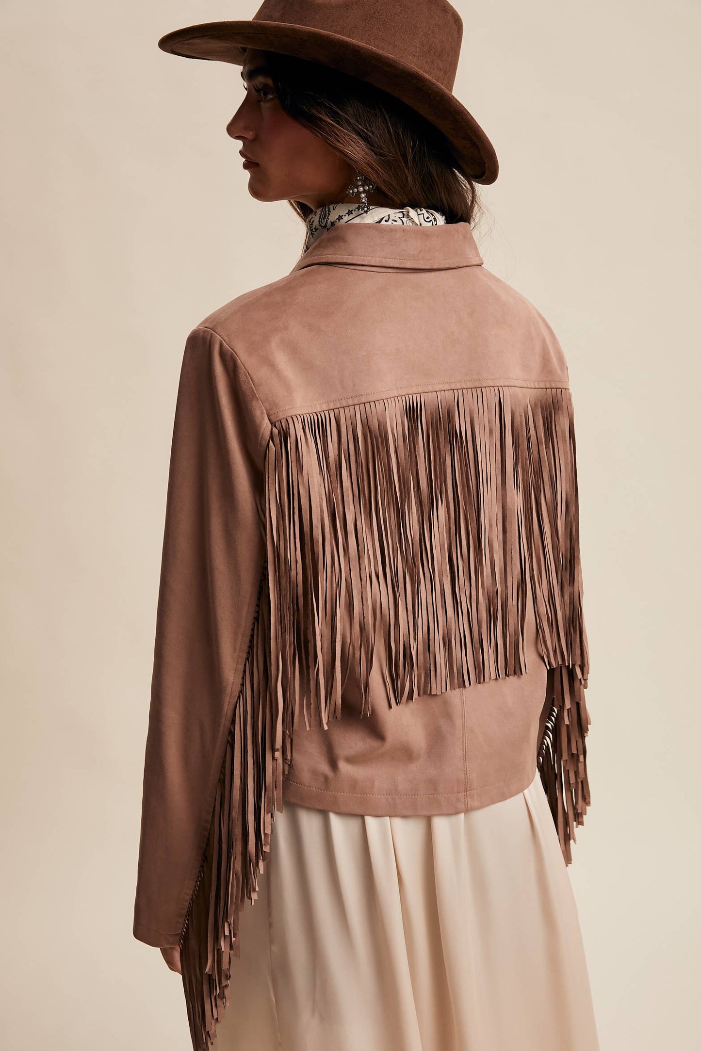 Fringe Suede Jacket LJ0264