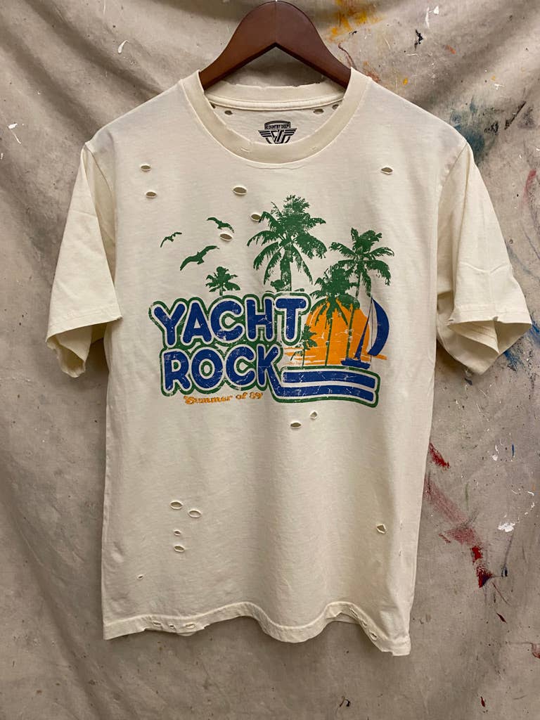 Yacht Rock Summer of 89 distressed vintage T shirt