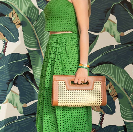 Kiawah Clutch- Brown