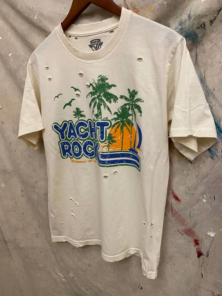 Yacht Rock Summer of 89 distressed vintage T shirt