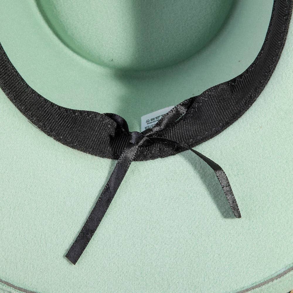 Semi Precious Stone Bead Western Cowboy Hat