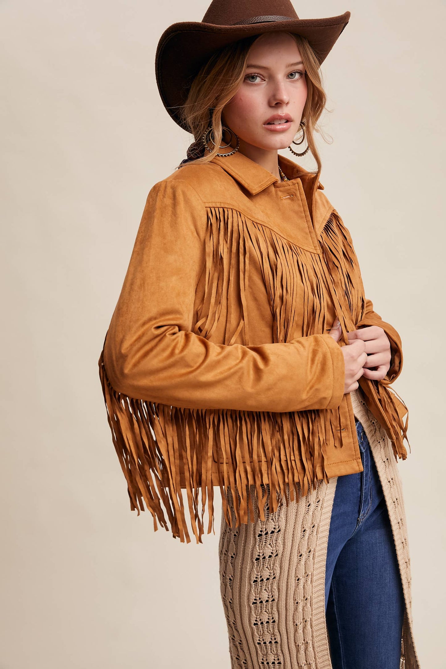 Fringe Suede Jacket LJ0264