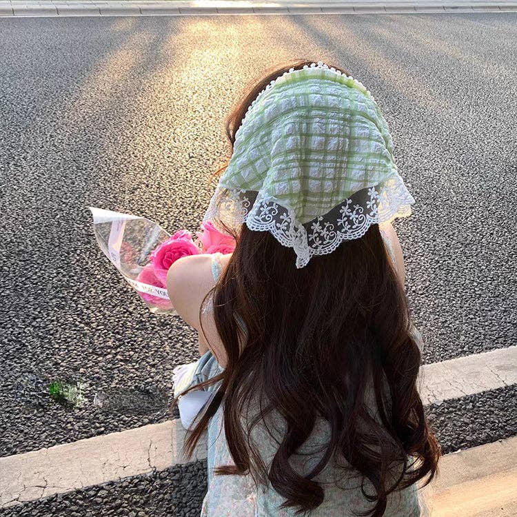 Haila - Colorful Triangle Scarf for Summer