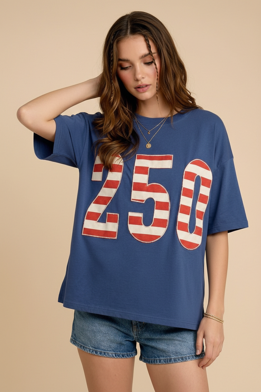 USA 250th Anniversary Commemorative Oversized Tee