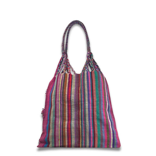 Handwoven Waist Loom Carmela Woven Multicolor Bag