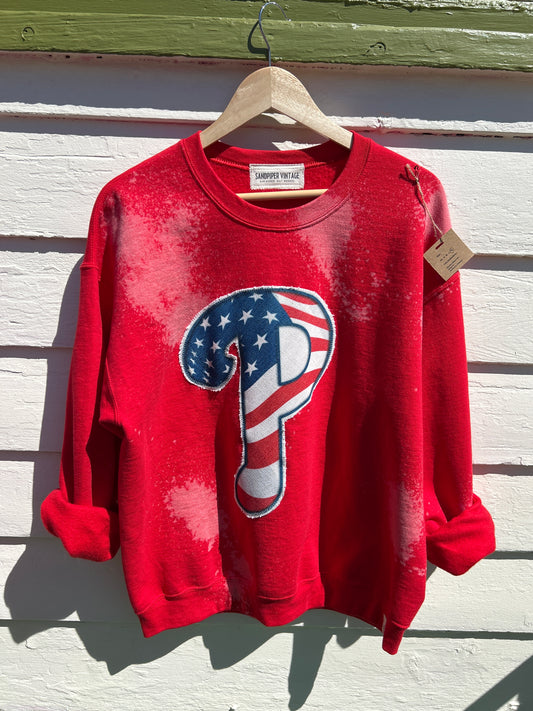 Stars and Stripes Phillies Game Day Sweatshirt