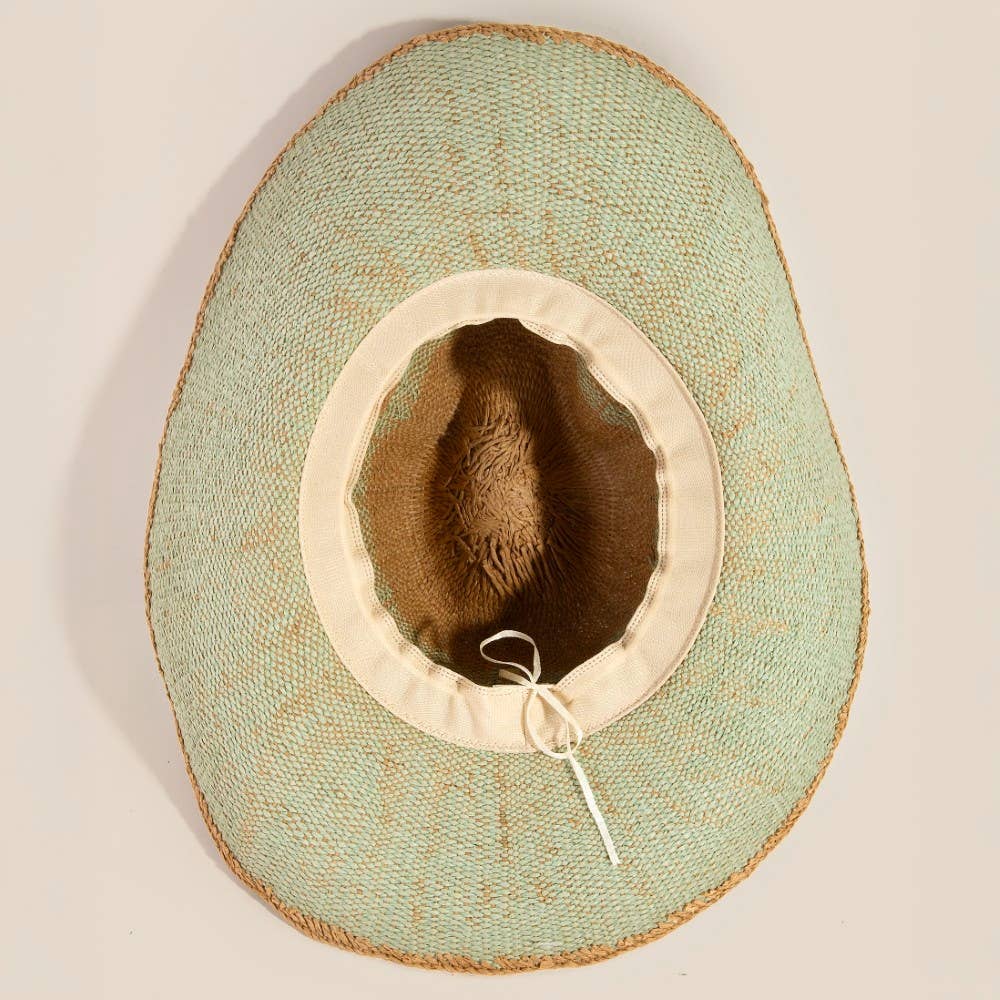Spring Hue Sun Raffia Hat