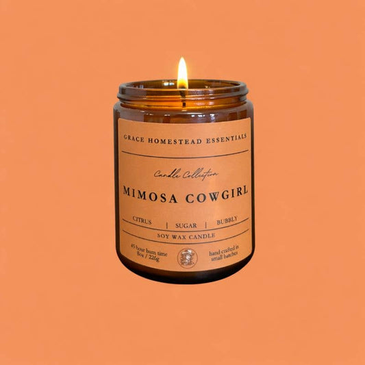 Mimosa Cowgirl Soy Candle - 8 oz