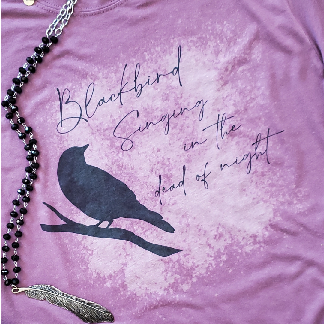Blackbird Singing in The Dead of Night Graphic Tee