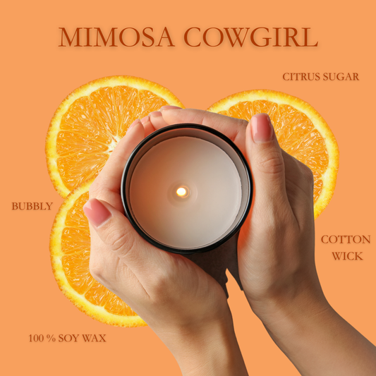 Mimosa Cowgirl Soy Candle - 8 oz