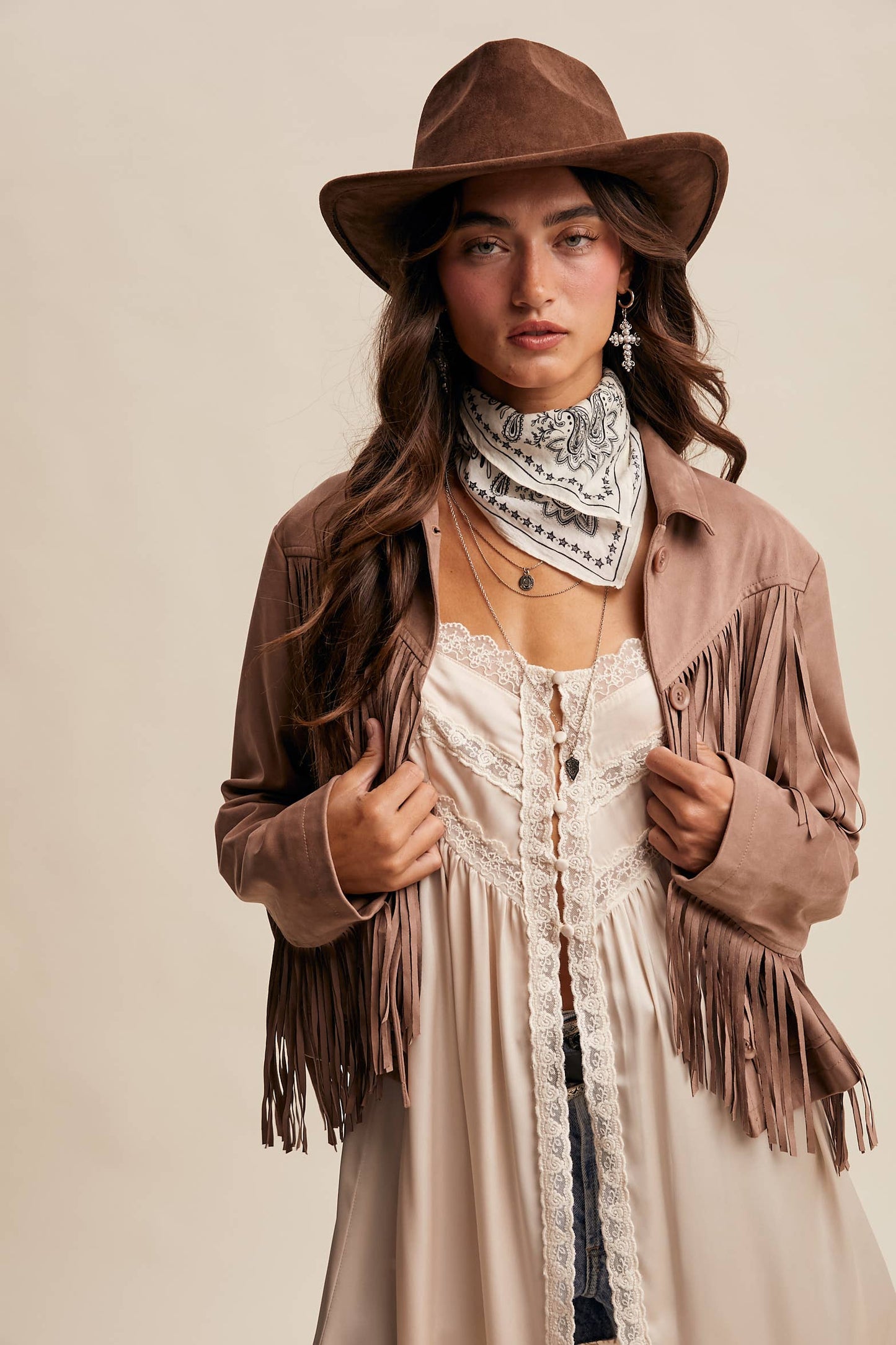 Fringe Suede Jacket LJ0264