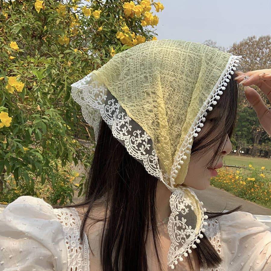Haila - Colorful Triangle Scarf for Summer