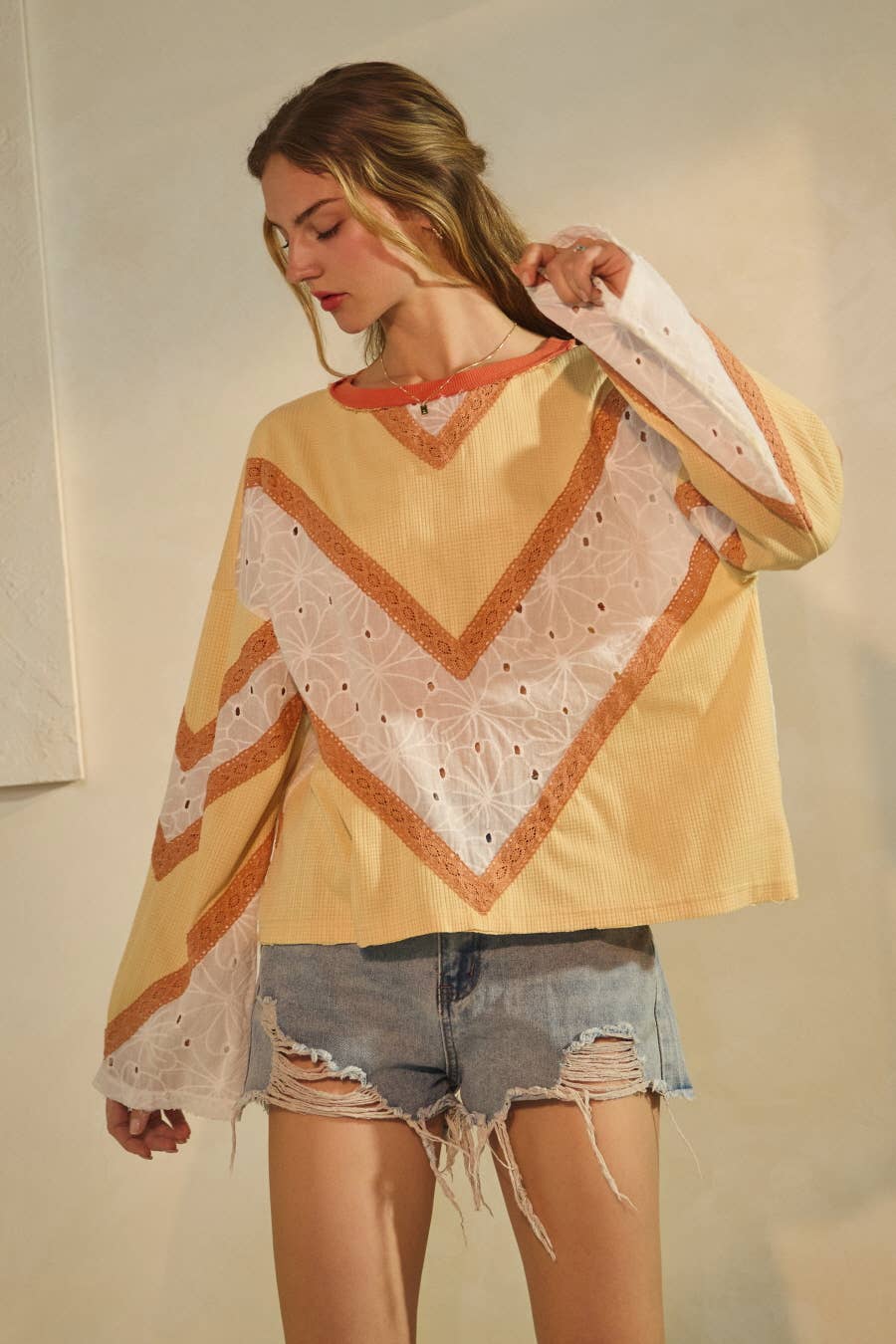 Loose-fit Long-sleeve Top