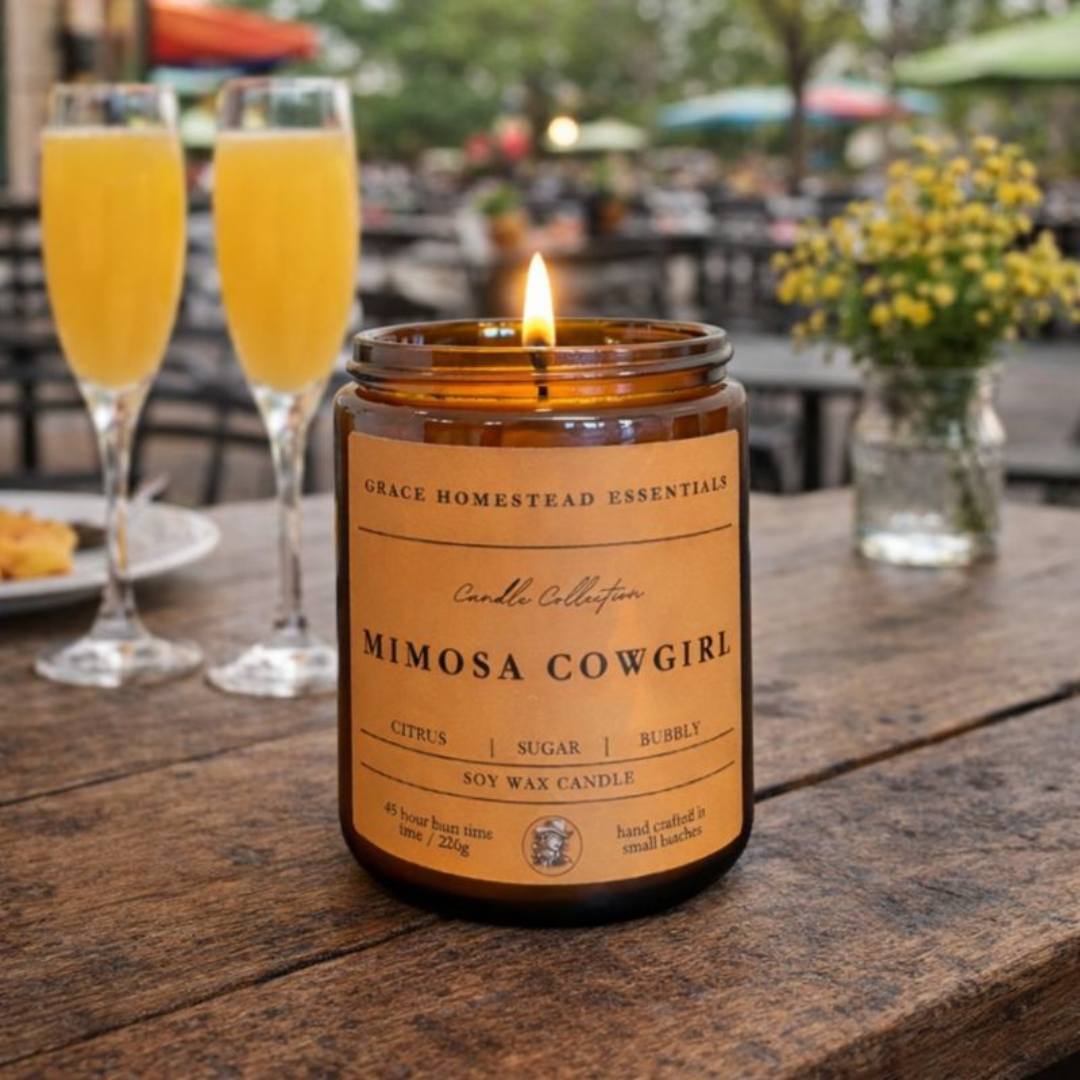Mimosa Cowgirl Soy Candle - 8 oz