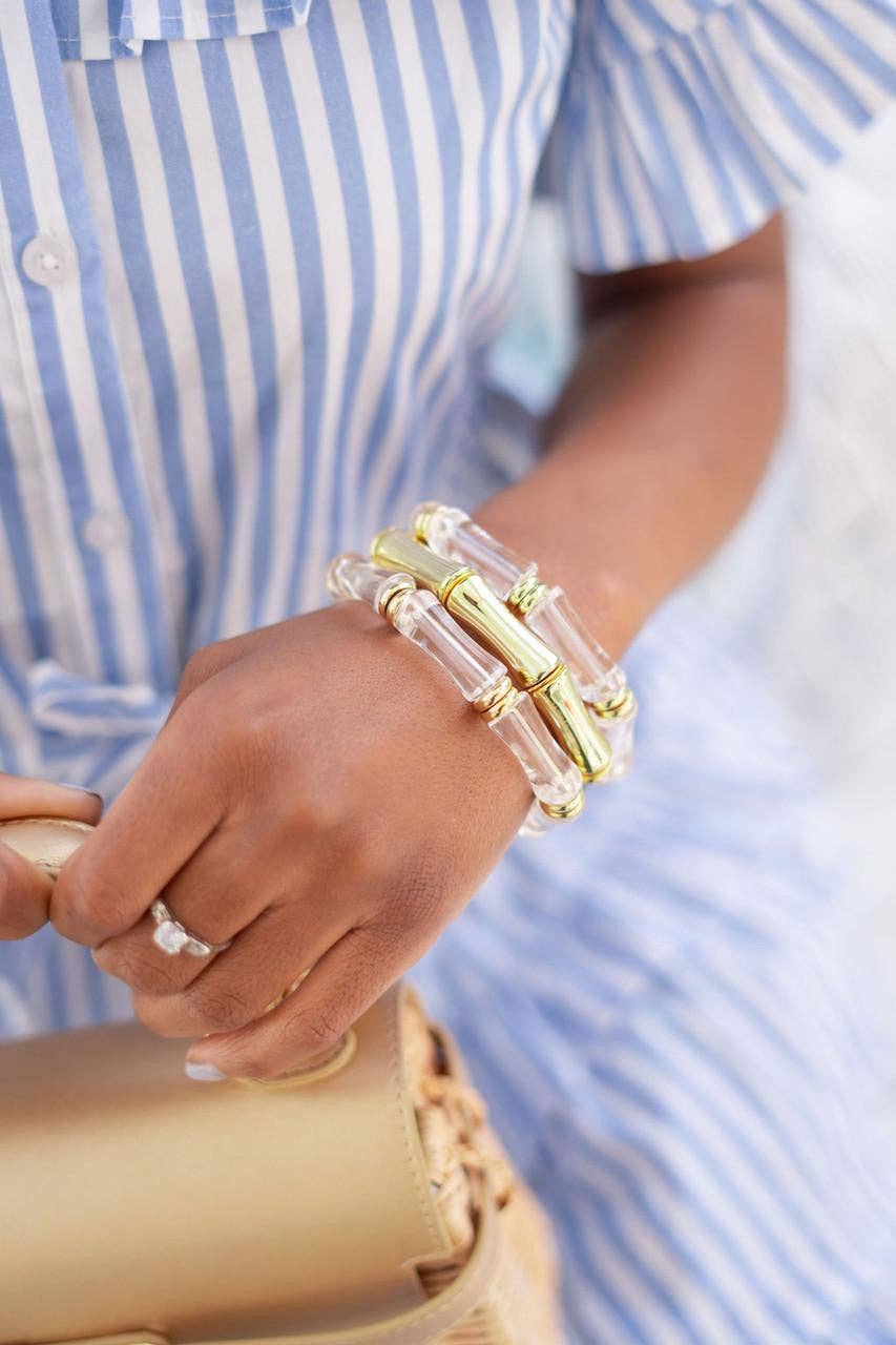 Logan - Bamboo Acrylic Bracelet - WS