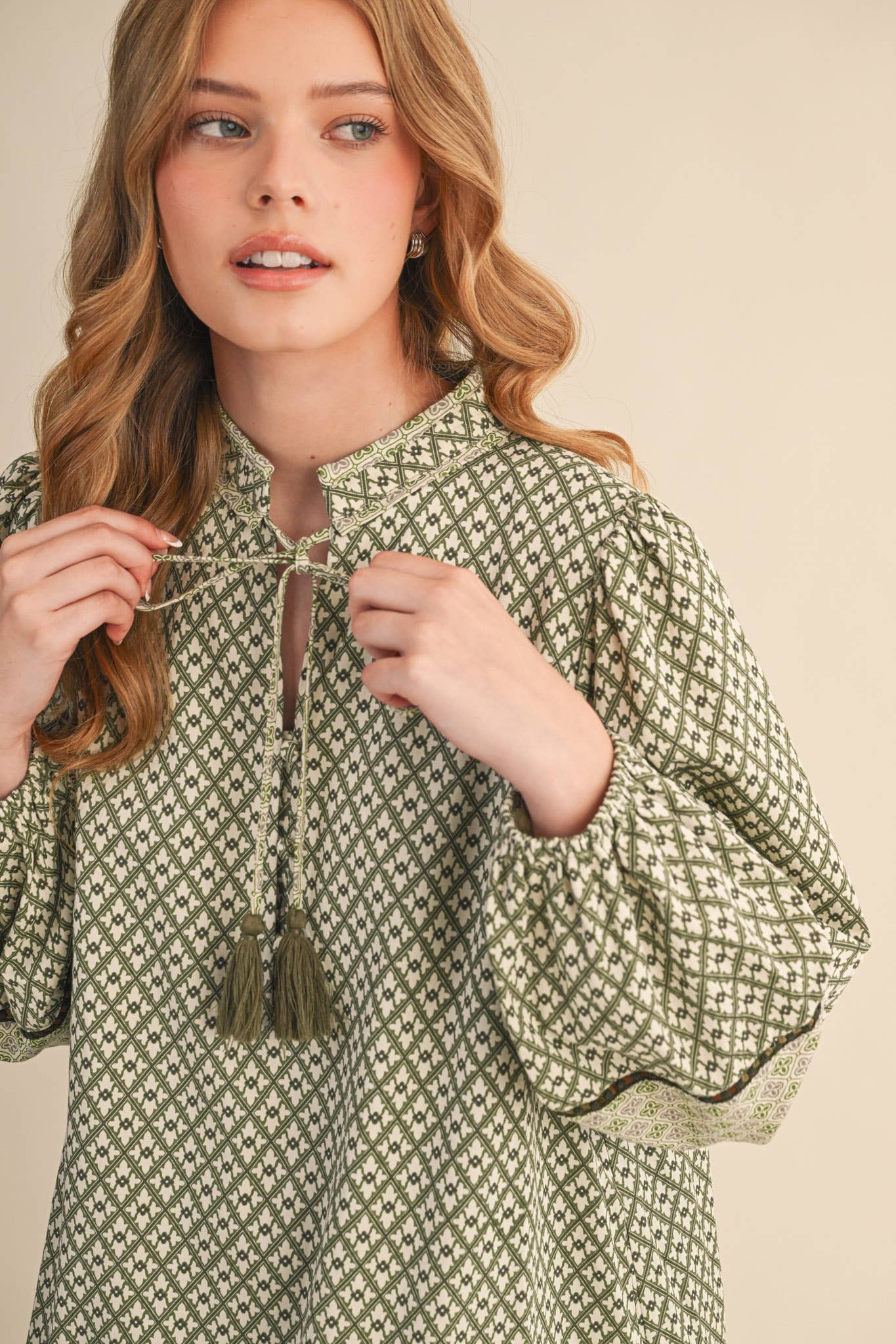 MIXED PRINT MINI SHIFT DRESS