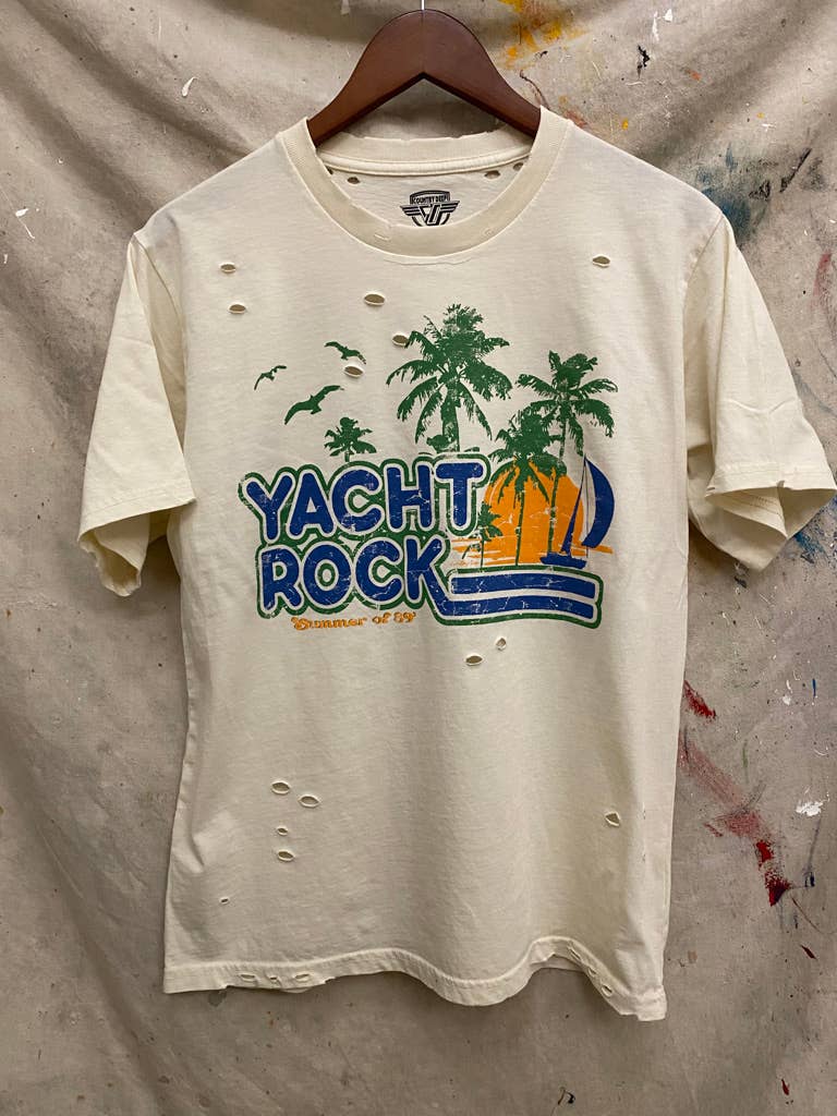 Yacht Rock Summer of 89 distressed vintage T shirt