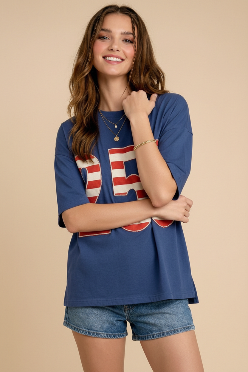 USA 250th Anniversary Commemorative Oversized Tee