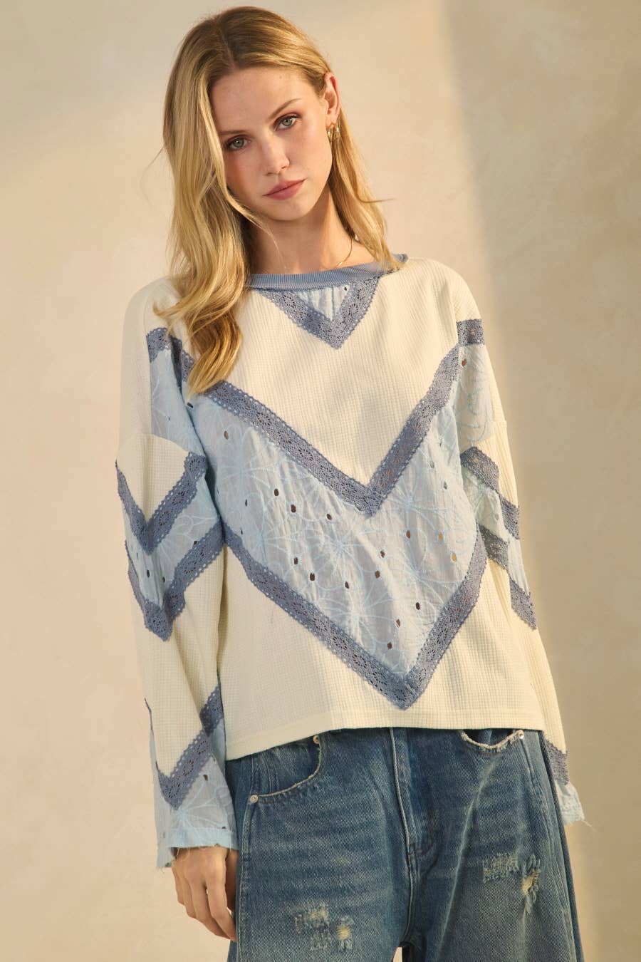 Loose-fit Long-sleeve Top